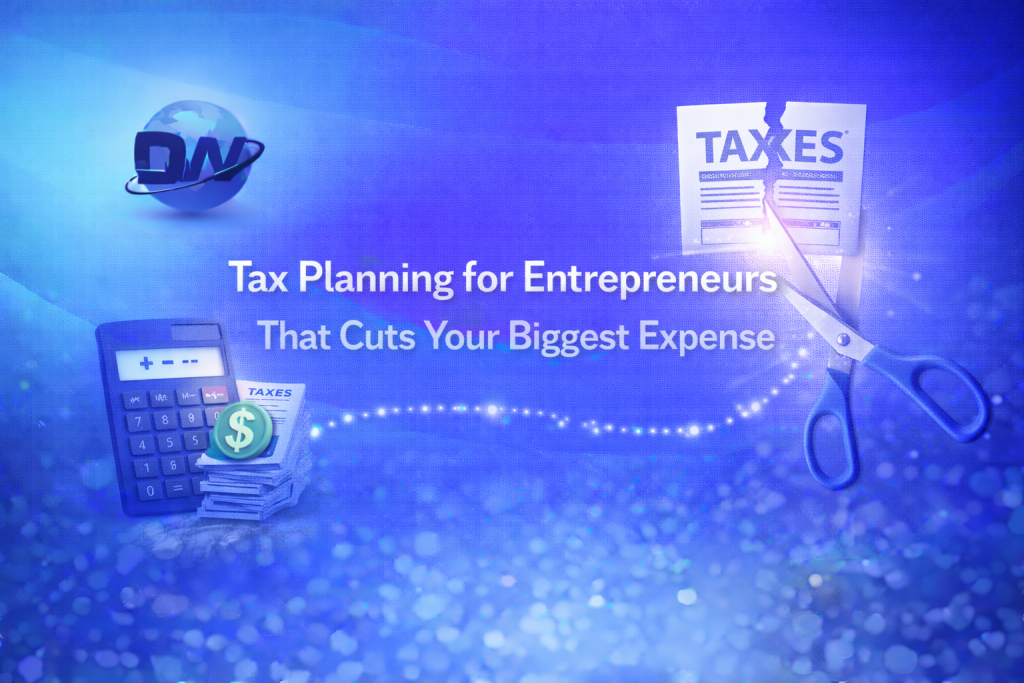 Tax Planning for Entrepreneurs: Cut Your Biggest Expense Legally - Most Entrepreneurs Overpay Taxes. Here’s the Planning Fix