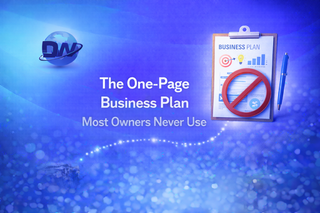 business plan for small business one-page framework with KPIs - Business Plan for Small Business The One-Page System That Protects Cash Flow and Builds Value