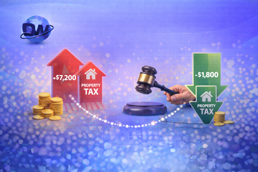 Homeowner reviewing property tax assessment notice and protest deadline - how-to-protest-property-taxes