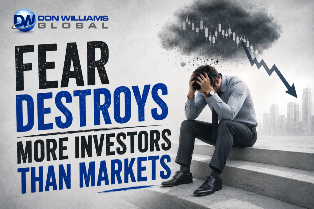 Wayne Courreges III discussing investor mindset and emotional investing during difficult market cycles